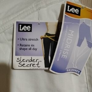 Lee Slender Secret Midrise Skimmer - White